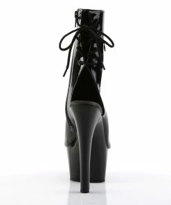 Pleaser Shoes By Pleaser USA Booties And Ankle High Boots ASPIRE-1018 Pleaser Shoes Open Toe Pole Dancing Boots