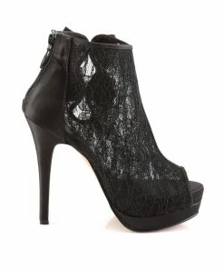 Fabulicious Shoes By Pleaser USA BELLA-28 Sexy Lace Platform Booties
