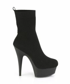 Pleaser Shoes By Pleaser USA Booties And Ankle High Boots DELIGHT-1002 Platform Pull On Stripper Ankle Boot