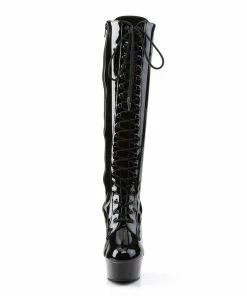 Pleaser Shoes By Pleaser USA Knee High And Mid Calf Boots DELIGHT-2023 Pleaser Shoes Platform Knee High Boot