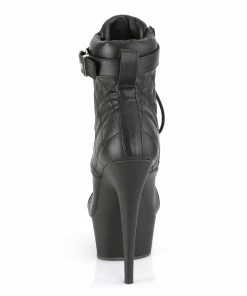 Pleaser Shoes By Pleaser USA DELIGHT-600-05 Pleaser Shoes Sexy Platform Lace Up Ankle Bootie