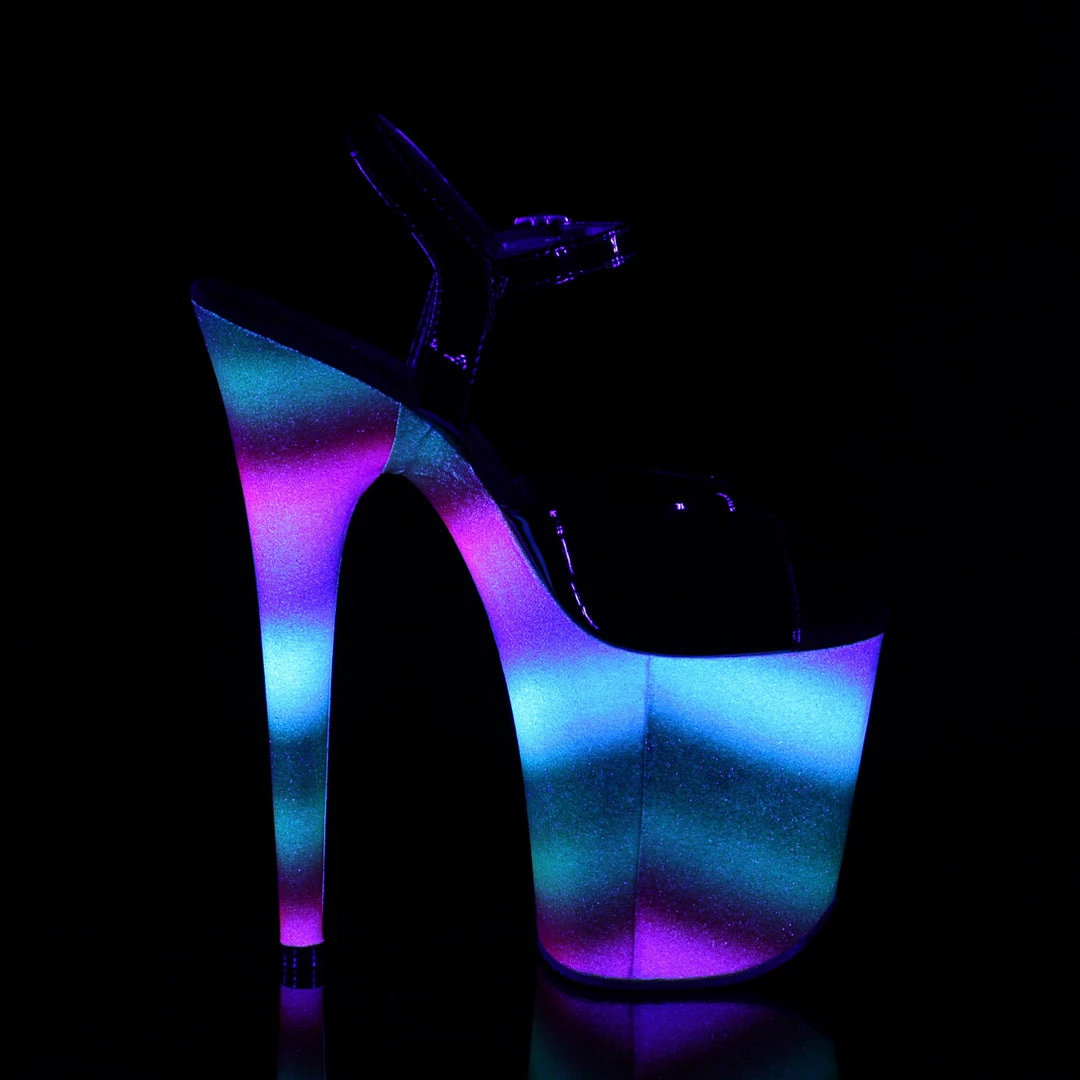 Hot Sale โ Pleaser Shoes By Pleaser USA 8 Inch Heels FLAMINGO-809WR Pleaser Shoes Rainbow Print Stripper Shoe ๐ 5 Pleaser Shoes By Pleaser USA 8 Inch Heels FLAMINGO-809WR Pleaser Shoes Rainbow Print Stripper Shoe