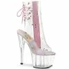 Pleaser Shoes By Pleaser USA ADORE-1018C-2 Pleaser Shoes Clear Stripper Booties
