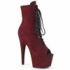 Pleaser Shoes By Pleaser USA ADORE-1021FS Pleaser Shoes Burgundy Stripper Shoes