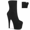 Pleaser Shoes By Pleaser USA ADORE-1042 Pleaser Shoes Faux Suede Platform Stripper Booties
