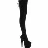 Pleaser Shoes By Pleaser USA ADORE-3008 Pleaser Shoes Sexy Thigh High Stripper Boot Thigh High Boots