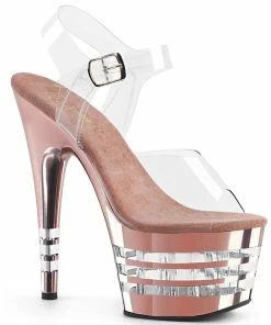 Pleaser Shoes By Pleaser USA ADORE-708CHLN Pleaser Shoes Clearance Shoe Sale 7 Inch Heels
