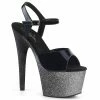 Pleaser Shoes By Pleaser USA 7 Inch Heels ADORE-709OMBRE Glittery Platform Stripper Shoe