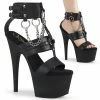 Pleaser Shoes By Pleaser USA ADORE-761 Pleaser Shoes Chain Detail Platform Stripper Shoes 7 Inch Heels