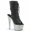 Pleaser Shoes By Pleaser USA BEJEWELED-1016-7 Pleaser Shoes Rhinestone Platform Sexy Boots