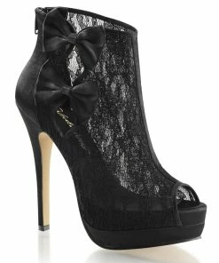 Fabulicious Shoes By Pleaser USA BELLA-28 Sexy Lace Platform Booties