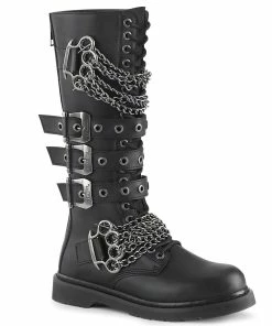 Unisex Demonia Footwear BOLT-450 Demonia Shoes Vegan 20 Eyelet Punk Combat Boots