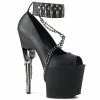 Pleaser Shoes By Pleaser USA BONDGIRL-783 Pleaser Shoes Gun Heel Stripper Pump Halloween Costume Footwear