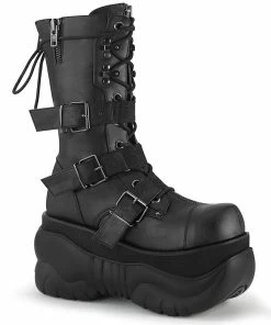 Women's Demonia Footwear BOXER-230 Demonia Shoes Platform Gothic Boot