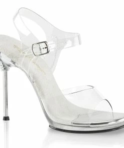 Fabulicious Shoes By Pleaser USA CHIC-08 Clear High Heel Sexy Sandal