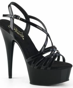 Pleaser Shoes By Pleaser USA DELIGHT-613 Pleaser Shoes Strappy Platform Sexy Boots Halloween Costume Footwear