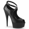 Pleaser Shoes By Pleaser USA DELIGHT-653 Platform Peep Toe Criss Cross Pump