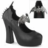 DEMON-18 Demonia Shoes Gothic Bat Platform Shoe