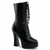 Pleaser Shoes By Pleaser USA Halloween Costume Footwear ELECTRA-1020 Pleaser Shoes Platform Ankle Boots