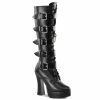 Pleaser Shoes By Pleaser USA ELECTRA-2042 Pleaser Shoes Platform Knee High Boots