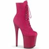 Pleaser Shoes By Pleaser USA FLAMINGO-1020FST Pleaser Shoes Hot Pink Exotic Dancer Boot