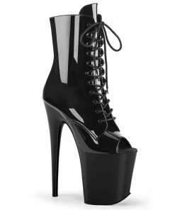 Pleaser Shoes By Pleaser USA FLAMINGO-1021 Pleaser Shoes Exotic Dancer Boots 8 Inch Heel