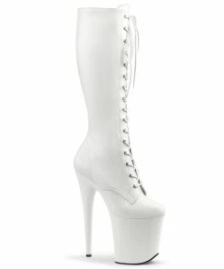 Pleaser Shoes By Pleaser USA FLAMINGO-2023 Pleaser Shoes Knee High Platform Exotic Dancer Boot