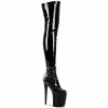 Pleaser Shoes By Pleaser USA FLAMINGO-3000 Thigh High 8 Inch Heel Platform Exotic Dancer Boot