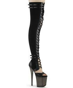 Pleaser Shoes By Pleaser USA FLAMINGO-3027 Pleaser Shoes Thigh High Exotic Dancer Boot