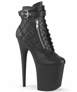Pleaser Shoes By Pleaser USA FLAMINGO-800-05 Pleaser Shoes Quilted Exotic Dancer Bootie