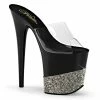 Pleaser Shoes By Pleaser USA FLAMINGO-801-3 Pleaser Shoes Platform Stripper Shoe With Rhinestones
