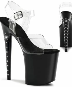 Pleaser Shoes By Pleaser USA FLAMINGO-808LS Pleaser Shoes Platform Exotic Dancer Shoes 8 Inch Heels