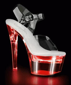 Pleaser Shoes By Pleaser USA FLASHDANCE-708 Pleaser Shoes Light Up 7 Inch Pole Dancing Shoes