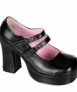 Women's Demonia Footwear GOTHIKA-09 Demonia Shoes Gothic Mary Jane Pump