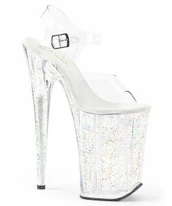 Pleaser Shoes By Pleaser USA INFINITY-908MG Pleaser Shoes Iridescent Glitter High Heel