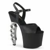 Pleaser Shoes By Pleaser USA IRONGRIP-709 Pleaser Shoes Brass Knuckle High Heels