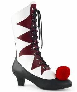 Funtasma Costume Footwear IT-120 Funtasma Shoes Cutie Clown Halloween Costume Boot Halloween Costume Footwear