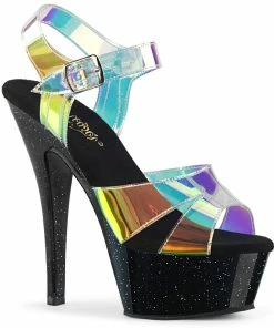 Pleaser Shoes By Pleaser USA 6 Inch Heels KISS-220MMR Pleaser Shoes Platform Stripper Shoes