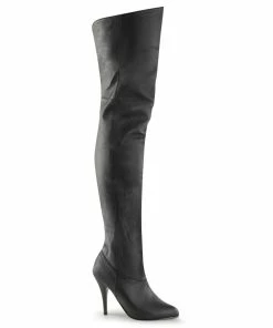 Pleaser Shoes By Pleaser USA Halloween Costume Footwear LEGEND-8868 Pleaser Shoes Leather Thigh Boots
