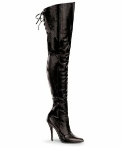 Pleaser Shoes By Pleaser USA LEGEND-8899 Pleaser Shoes Leather Over Knee Boot Thigh High Boots