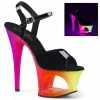 Pleaser Shoes By Pleaser USA MOON-709UV Pleaser Shoes Clearance Stripper Shoe