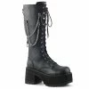 RANGER-303 Demonia Shoes Punk Knee High Boots