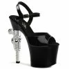 Pleaser Shoes By Pleaser USA REVOLVER-709 Pleaser Shoes Rhinestone Gun Stripper Shoes Halloween Costume Footwear
