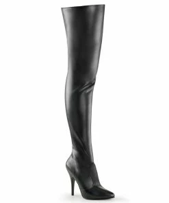 Pleaser Shoes By Pleaser USA SEDUCE-3010 Pleaser Shoes Faux Leather Thigh Booot Halloween Costume Footwear