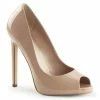 Pleaser Shoes By Pleaser USA Sexy Pumps SEXY-42 Nude Colored Stiletto Heel Pump