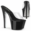 Pleaser Shoes By Pleaser USA 7 Inch Heels SKY-301CRS Rhinestone Stripper Shoes