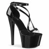 Pleaser Shoes By Pleaser USA SKY-355 Pleaser Shoes 7 Inch Stripper Shoes 7 Inch Heels