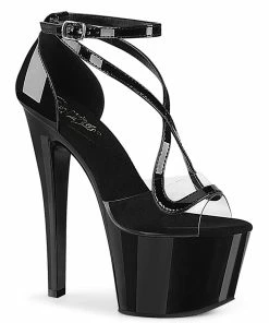 Pleaser Shoes By Pleaser USA SKY-355 Pleaser Shoes 7 Inch Stripper Shoes 7 Inch Heels