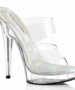 Fabulicious Shoes By Pleaser USA 6 Inch Heels SULTRY-602 Fabulicious Shoes Comfy Sexy High Heel Sandals