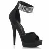 Fabulicious Shoes By Pleaser USA 6 Inch Heels SULTRY-625 Pleaser Shoes High Arch Evening Shoes